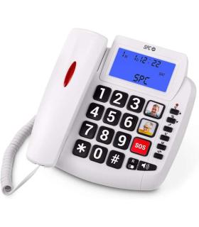 SPC Comfort Volume 2 Telefono Fijo Senior - Teclas Extragrandes - Memorias Directas con Fotografia - Gran Volumen de Timbre - Se