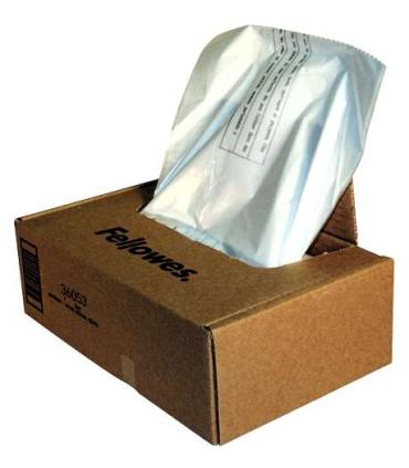 Fellowes Pack de 100 Bolsas de Residuos para Destructoras 30L-35L