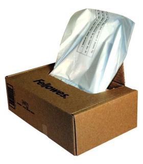 Fellowes Pack de 50 Bolsas de Residuos para Destructoras 100-165L