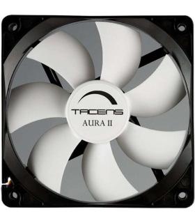Tacens Aura II Ventilador 120mm - Carcasa Negra, Aspas Blancas - Velocidad Max. 1200rpm