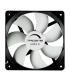 Tacens Aura II Ventilador 80mm - Carcasa Negra, Aspas Blancas - Velocidad Max. 1500rpm