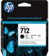 HP 712XL Negro Cartucho de Tinta Original - 3ED71A