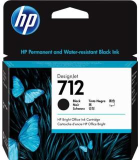 HP 712XL Negro Cartucho de Tinta Original - 3ED71A
