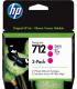 HP 712 Magenta Pack de 3 Cartuchos de Tinta Originales - 3ED78A
