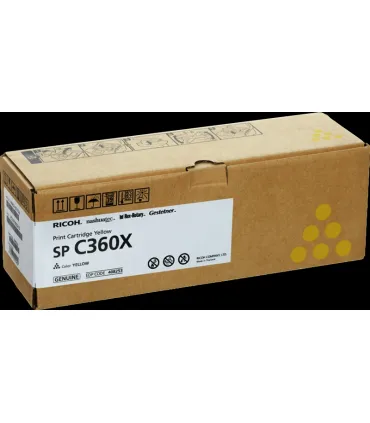 Ricoh Aficio SP-C361 Amarillo Cartucho de Toner Original - 408253/SPC360X