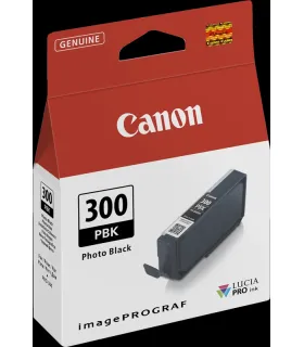 Canon PFI300 Negro Photo Cartucho de Tinta Original - 4193C001/PFI300PBK