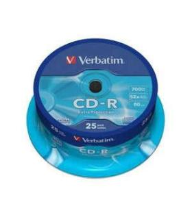Verbatim CD-R 52x 700MB (Tarrina 25 Uds