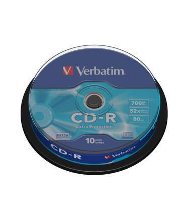 Verbatim CD-R 52x 700MB (Tarrina 10 Uds