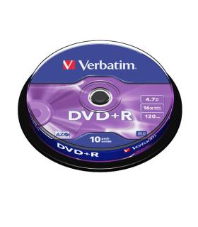 Verbatim DVD+R 16x 4.7GB (Tarrina 10 Uds