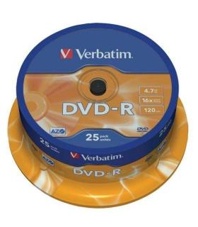 Verbatim DVD-R 16x 4.7GB (Tarrina 25 Uds