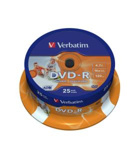 Verbatim DVD-R Printables 16x 4.7GB (Tarrina 25 Uds