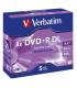 Verbatim DVD+R Doble Capa 8x 8.5GB Caja (Pack 5 Uds