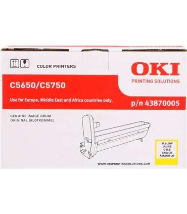 OKI C5650/C5750 Amarillo Tambor de Imagen Original - 43870005 (Drum