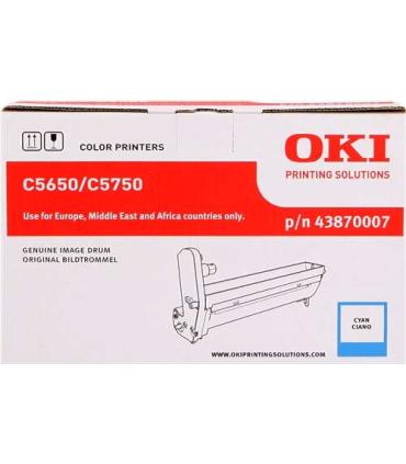 OKI C5650/C5750 Cyan Tambor de Imagen Original - 43870007 (Drum