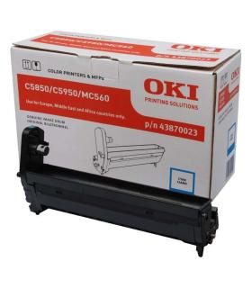 OKI C5850/C5950/MC560 Cyan Tambor de Imagen Original - 43870023 (Drum