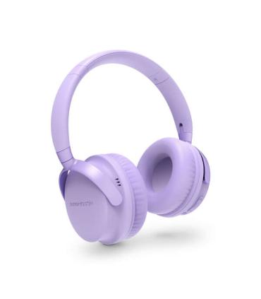 Energy Sistem Auriculares Bluetooth Style 3 - Graves Profundos - Llamadas de Voz de Alta Calidad - Plegable - Color Violeta