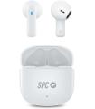 Auriculares Bluetooth SPC Zion 2 Play con estuche de carga/ Autonomía 7h/ Stick Corto 30mm/ Blancos