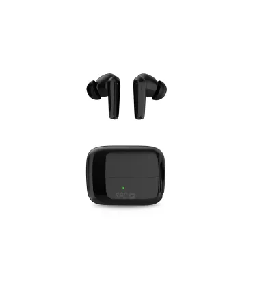 Auriculares Bluetooth SPC Ether 2 Pro con estuche de carga/ Autonomía 6.5h/ Negros