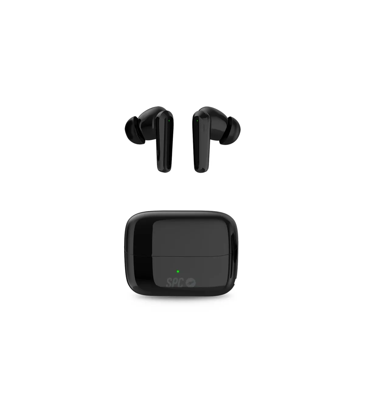 Auriculares Bluetooth SPC Ether 2 Pro con estuche de carga/ Autonomía 6.5h/ Negros