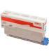 OKI C612 Cyan Cartucho de Toner Original - 46507507