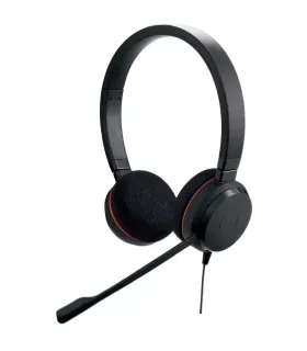 Jabra Evolve 20 Auriculares con Microfono USB - Cancelacion de Ruido - Diadema Ajustable - Controles en Cable - Color Negro