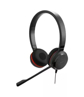 Jabra Evolve 20SE MS Auriculares Estero con Microfono USB - Cancelacion de Ruido - Diadema Ajustable - Controles en Cable - Colo
