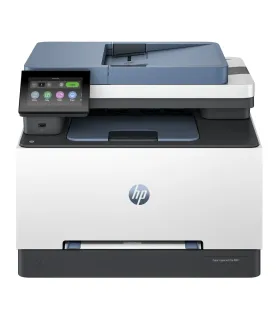 Multifunción Láser Color HP LaserJet Pro MFP 3302FDN Fax/ Dúplex/ Blanca y Azul