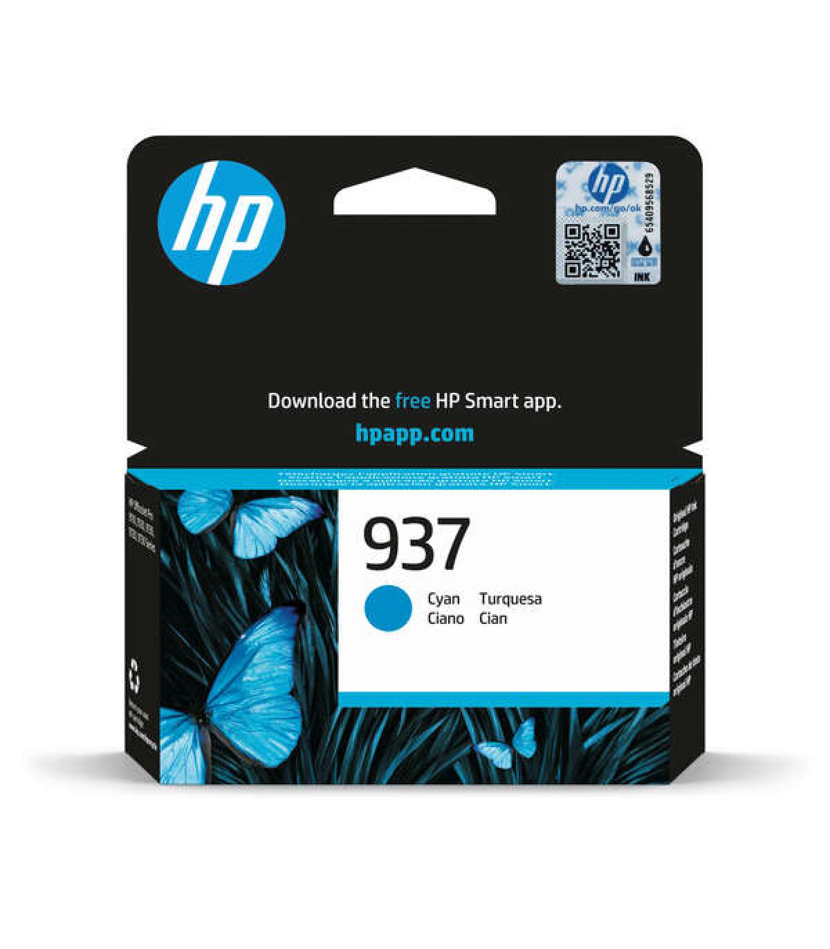 HP 937 Cyan Cartucho de Tinta Original - 4S6W2NE