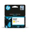 HP 937 Amarillo Cartucho de Tinta Original - 4S6W4NE