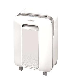 Fellowes LX201 Destructora de Papel Manual Microcorte - Destruye hasta 12 Hojas - 22L - Color Blanco