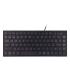 Unykach KB302 Mini Teclado USB con 83 Teclas - Ultraplano - Color Negro
