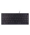 Unykach KB302 Mini Teclado USB con 83 Teclas - Ultraplano - Color Negro