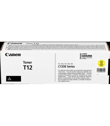 Canon T12 Amarillo Cartucho de Toner Original - 5095C006