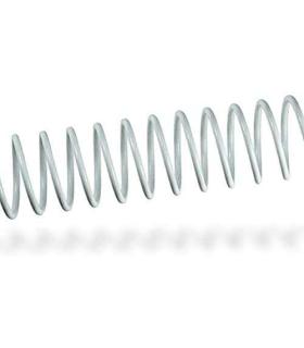 Fellowes Pack de 100 Espirales Metalicas 20mm - Hasta 140 Paginas - Color Blanco