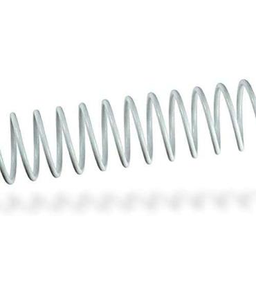 Fellowes Pack de 100 Espirales Metalicas 20mm - Hasta 140 Paginas - Color Blanco