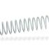 Fellowes Pack de 100 Espirales Metalicas 22mm - Hasta 180 Paginas - Color Blanco