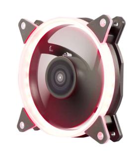 Unykach Candy 20 Red Ventilador 120mm con Iluminacion Roja - Velocidad Max. 1400rpm - Color Negro