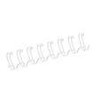 Fellowes Wire Pack de 100 Espirales Dobles Metalicas 10mm - Hasta 80 Paginas - Color Blanco