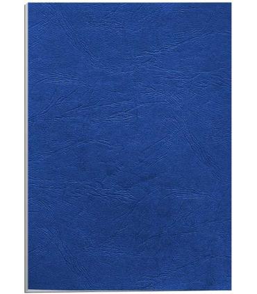 Fellowes Pack de 100 Portadas de Carton Simil Piel Delta Cuero A4 - 250 gr - Color Azul