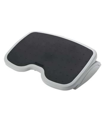 Kensington Reposapies SoleMate - Se Inclina hasta 20 Grados - Panel de Sujecion Texturado - Color Blanco/Negro