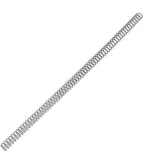 Fellowes Pack de 25 Espirales Metalicas 6mm - Hasta 40 Paginas - Color Negro