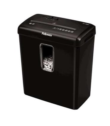 Fellowes P-30C Destructora de Papel Manual Corte en Particulas - Destruye hasta 6 Hojas - 15L - Color Negro