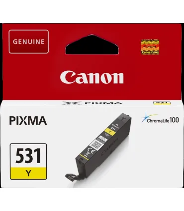 Canon CLI531 Amarillo Cartucho de Tinta Original - 6121C001/CLI531Y