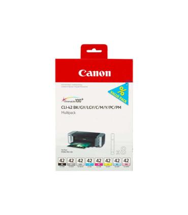 Canon CLI42 Pack de 8 Cartuchos de Tinta Originales - 6384B010