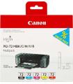 Canon PGI72 Pack de 5 Cartuchos de Tinta Originales - Negro Mate, Cyan, Magenta, Amarillo, Rojo - 6402B009