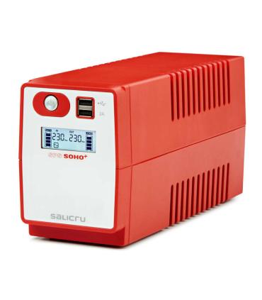 Salicru SPS 650 SOHO+ Sistema de Alimentacion Ininterrumpida - SAI/UPS - 650 VA - Line-interactive - Doble Cargador USB - Color.