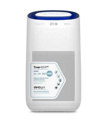 SPC Espirare Max Purificador de Aire Inteligente - Filtro True HEPA 13 - Mata Virus y Bacterias con la Luz Ultravioleta - 4 Fase