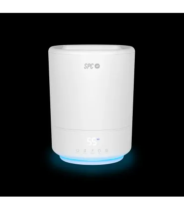 SPC Evadne Humidificador Ultrasonico e Inteligente 4.5L - Temporizador hasta 12h - Modo Automatico, Manual y Noche - Color Blanc