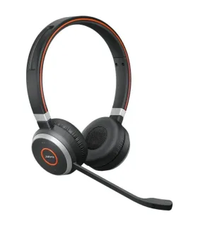 Jabra Evolve 65 SE UC Stereo Auriculares con Microfono Bluetooth - Cancelacion de Ruido - Autonomia hasta 12h - Diadema Ajustabl