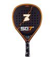 Set Lion Pala de Padel - Forma Lagrima - Marco 100% Carbono - Cara 100% Carbono 3K - Nucleo Goma Black Eva Compressed